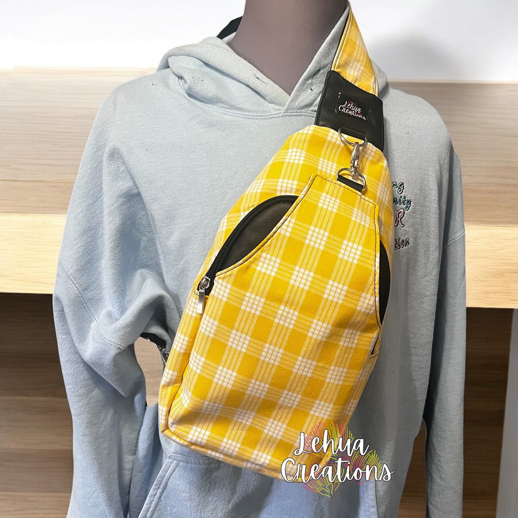 Crossbody Sling - Yellow Palaka