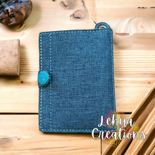 Load image into Gallery viewer, Embroidered Snap Tab Wallet
