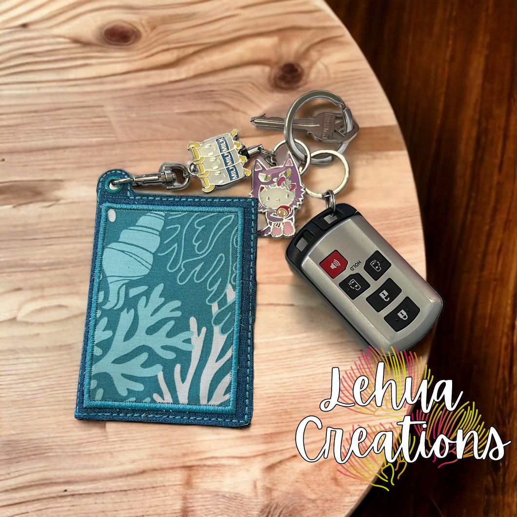 Embroidered Snap Tab Wallet