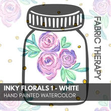 Load image into Gallery viewer, Inky Florals 1 White - Vinyl
