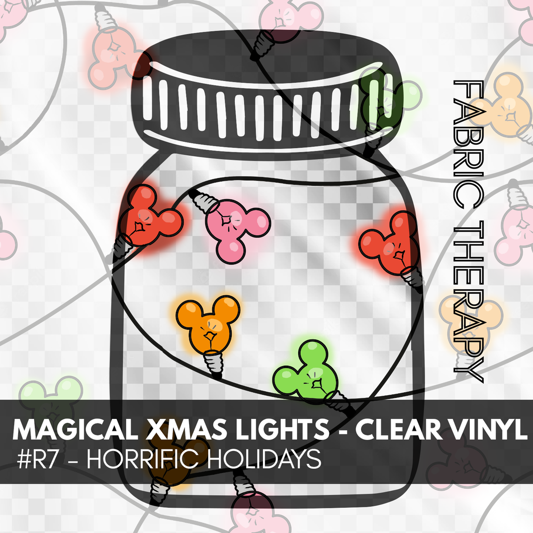 Magical Xmas Lights Clear Vinyl Retail - #R7 Horrific Holidays