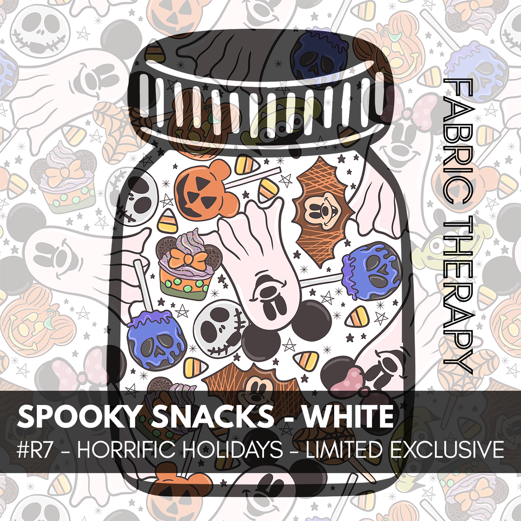 Spooky Snacks - White- Vinyl Retail