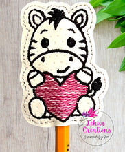 Load image into Gallery viewer, Pencil Toppers - Embroidered
